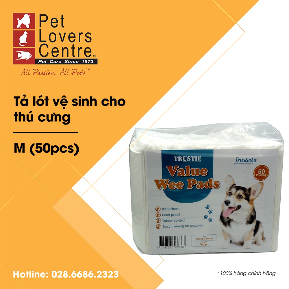 Tả lót vệ sinh cho thú cưng TRUSTIE VALUE WEE PADS