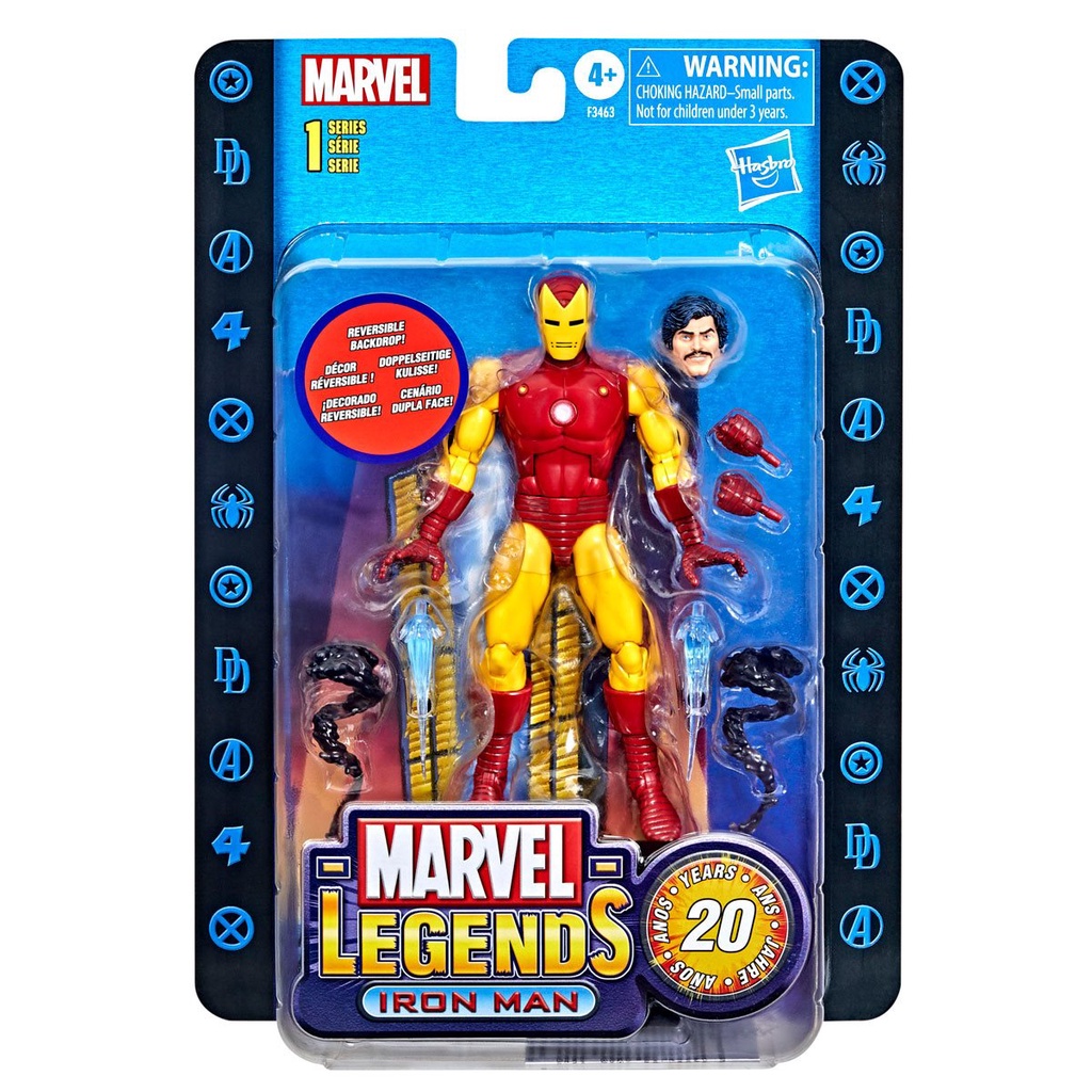 🌟Iron Man🌟Mô hình HasbroϟMarvel Legends Series 6-inchϟToy Biz 20th Anniversary