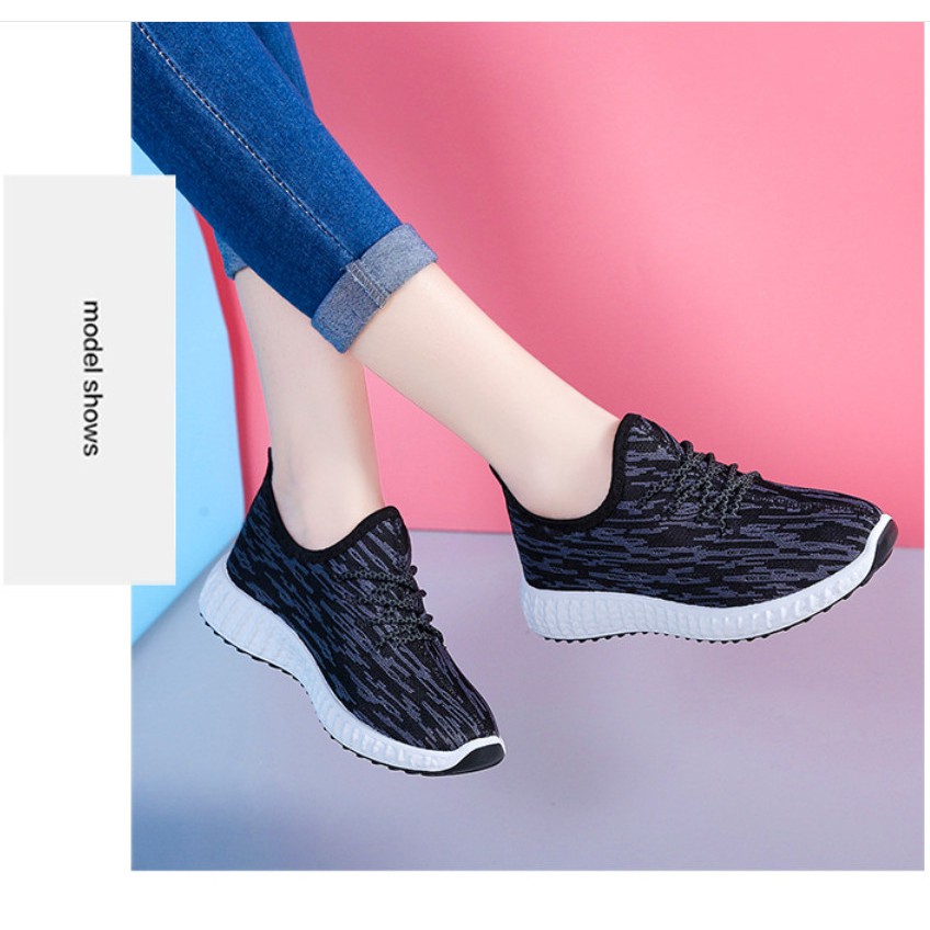 Giày Thể Thao Nữ Hàn Quốc XH8 Siêu Nhẹ,Siêu Mềm Thích Hợp Với Thể Dục, Tập Gym