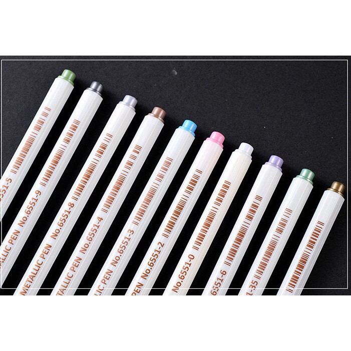 Bút Màu Nhũ STA Metallic Đầu Nhỏ - Bút Vẽ Graffiti Bút Viết Sổ Trang Trí