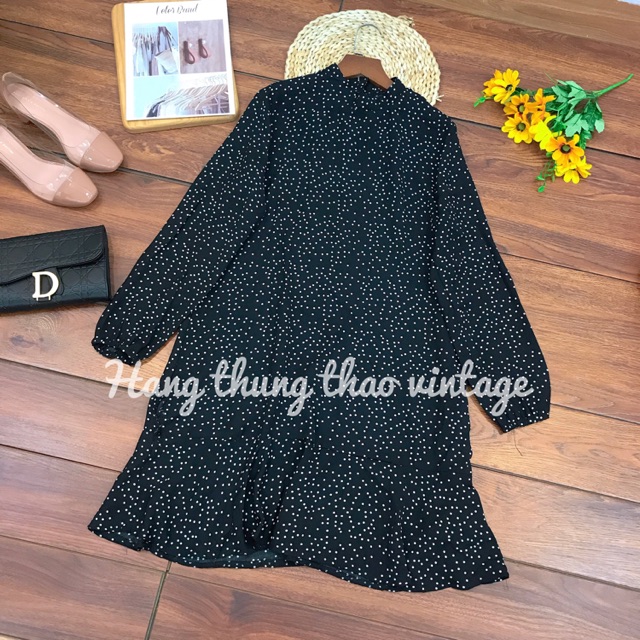 Váy voan hoạ tiết