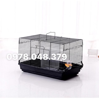 Lồng hamster lồng ĐẠI NGĂN ĐÔI tặng kèm bình nước, khay ăn