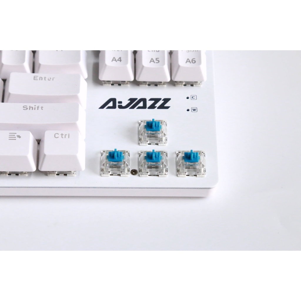 Bàn phím cơ AJAZZ AK40 Black Blue Switch - Bảo hành chính hãng 24 tháng toàn quốc