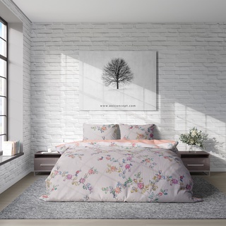 Trọn Bộ - 5 Món Ra Giường Lụa Tencel Cao Cấp - [ Be Your Own Muse ]