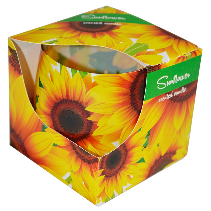 HOA HƯỚNG DƯƠNG,Ly nến thơm tinh dầu Admit Sunflower 100g,KHỬ MÙI NHANH CHÓNG,NHẬP KHẨU CHÂU ÂU