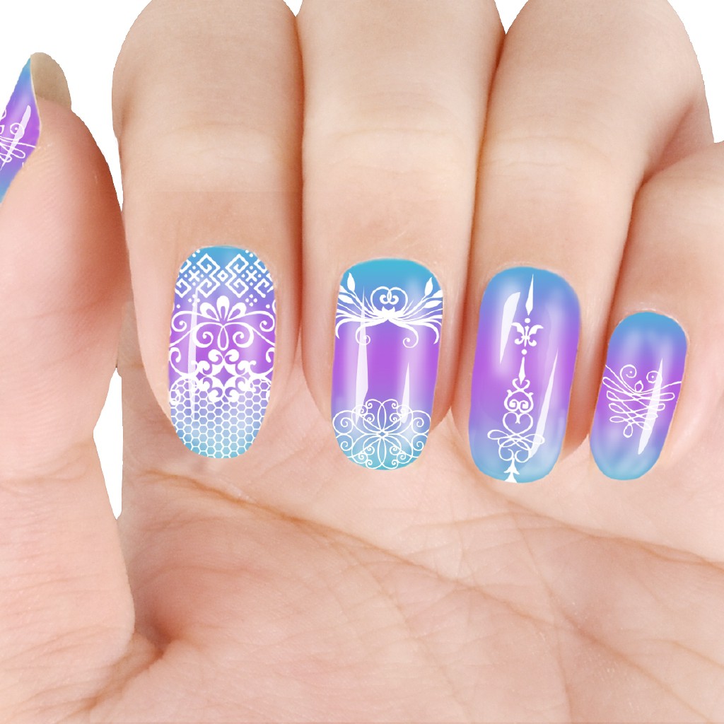 [Hàng mới về] Tấm dập tạo hình trang trí móng tay nghệ thuật kích thước 6x12cm hiệu BEAUTYBIGBANG