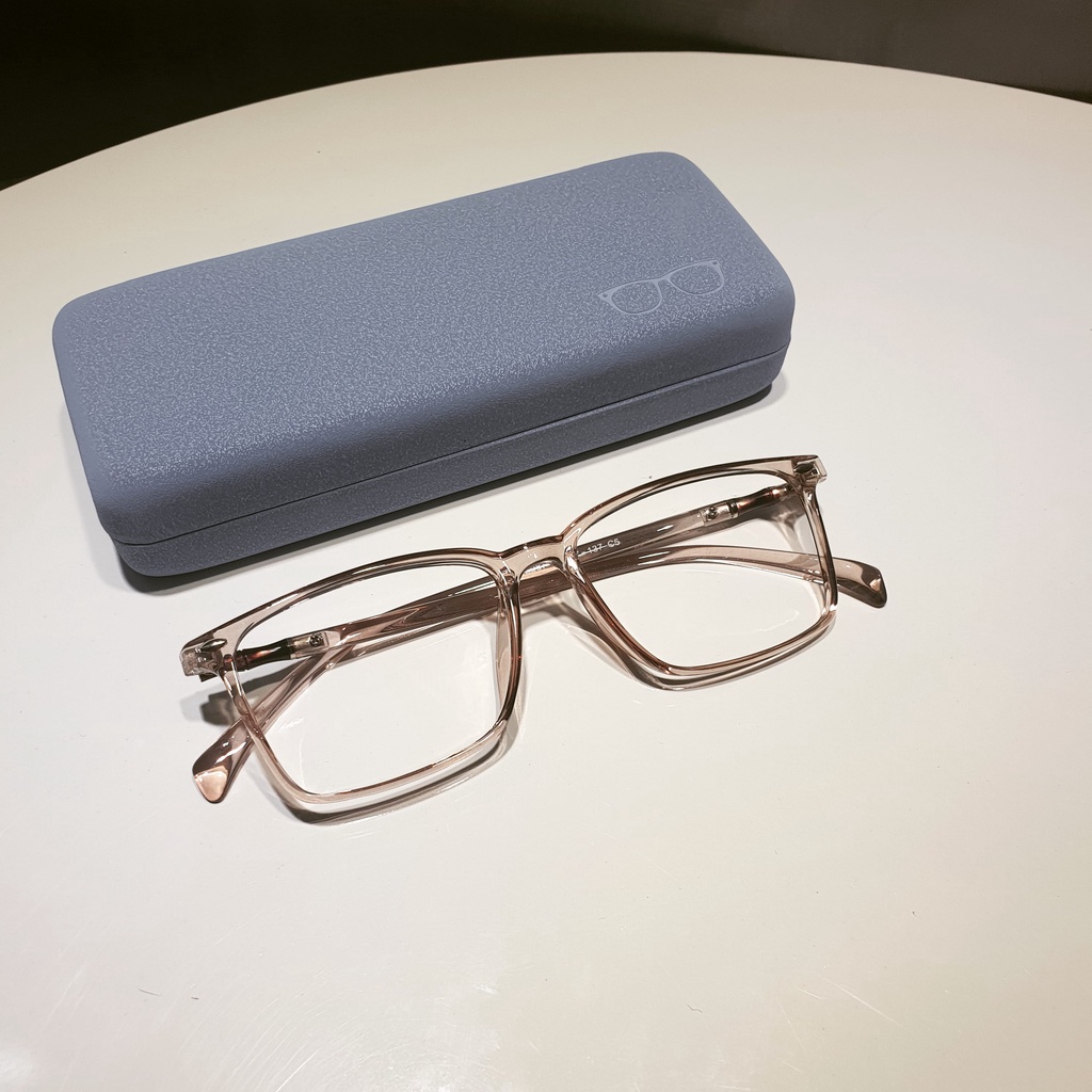 Gọng kính nhựa dẻo vuông Qiwa Eyewear 8087, kính mắt thời trang lắp được cận | BigBuy360 - bigbuy360.vn