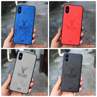 Ốp lưng Xiaomi vân da khắc hình Nai