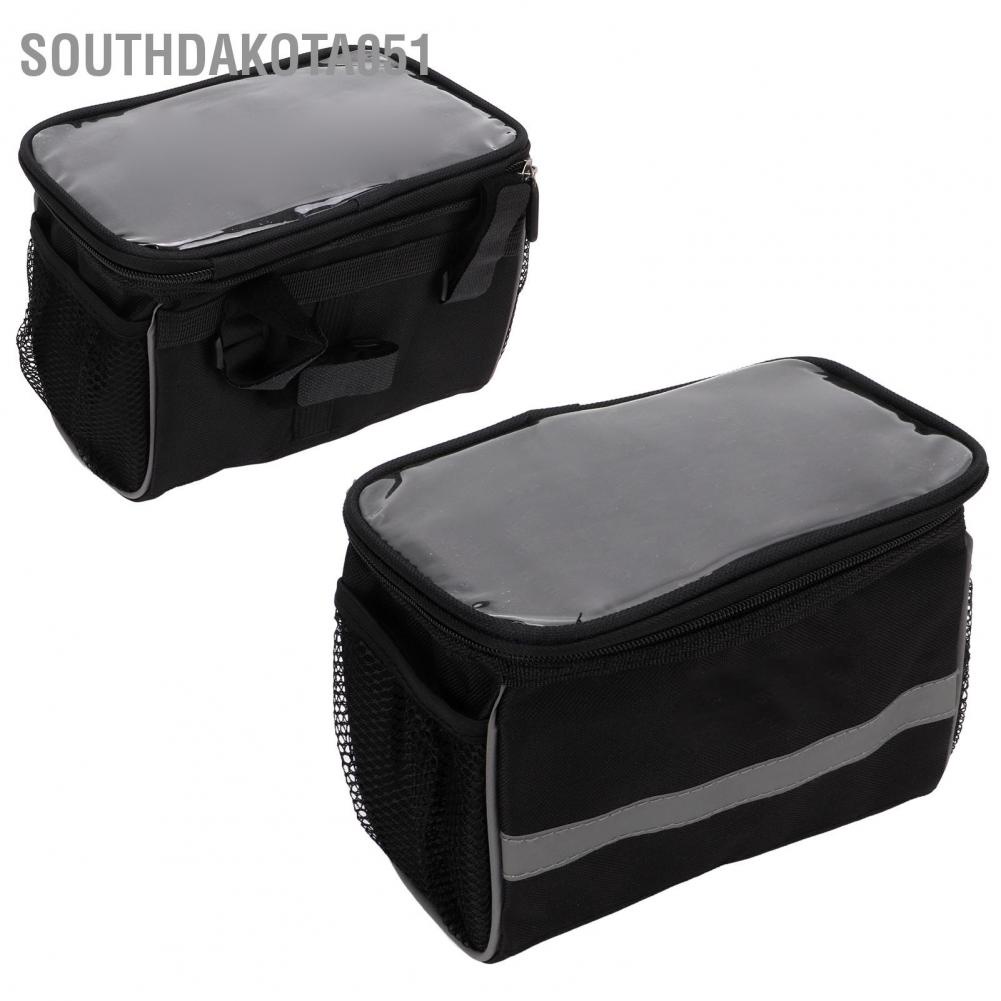 Hàng HOT DUUTI Túi treo đựng đồ phía trước cho xe đạp màu đen chống nước tiện dụng【Southdakota051】