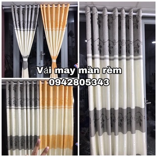 vải gấm thô may rèm màn (vải chưa may)