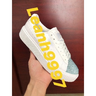 Giày thể thao sneaker trắng mũi xanh xanh