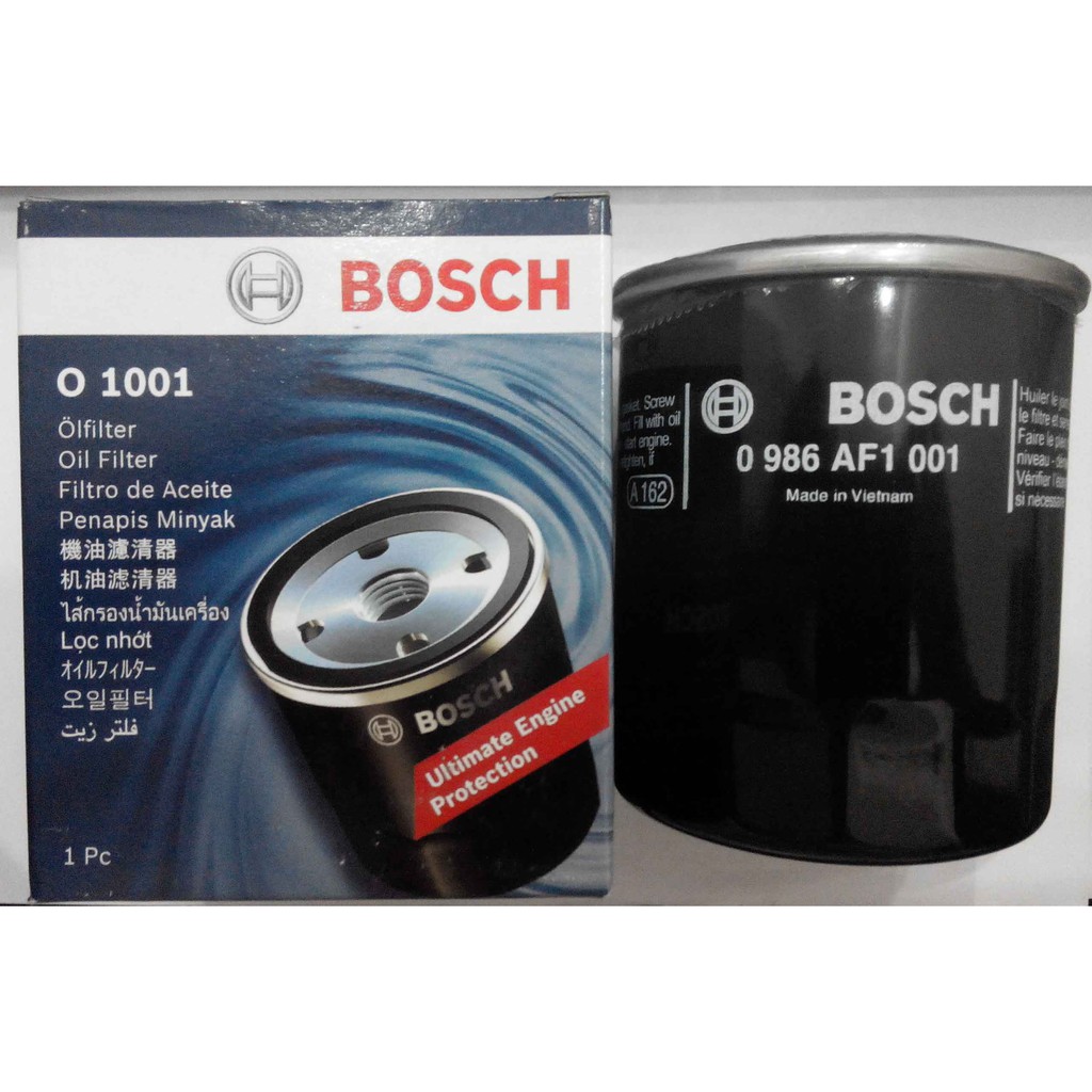 Lọc nhớt Hyundai Getz, i10 - Bosch 0986AF1001