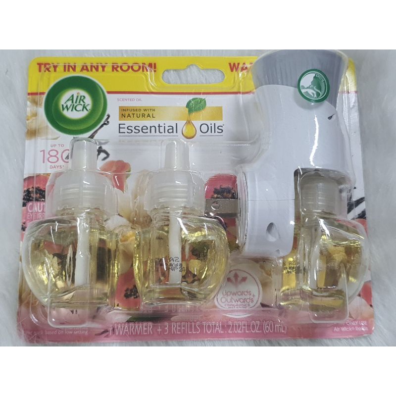Set đầu cắm tinh dầu air wick 3RF + 1WM