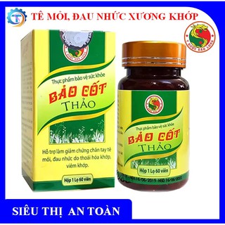 Viên uống Bảo Cốt Thảo – Hỗ trợ giảm chân tay tê mỏi thoái hóa xương khớp – Hàng Chính Hãng