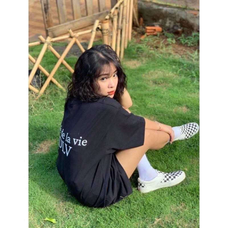 Áo ADLV nam nữ in chữ basic nhiều màu sắc