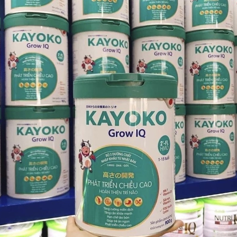 Sữa Kayoko Grow IQ Công Nghệ Nhật 900g