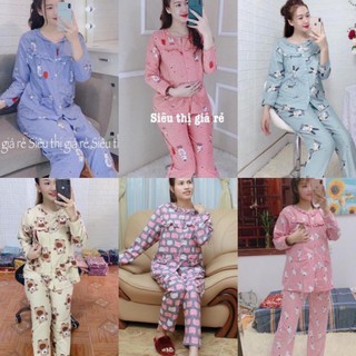 Bộ bầu dài + sau sinh CTT( kéo khoá cho con ti)