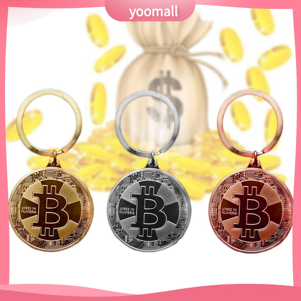 Móc Khóa Hình Đồng Xu Bitcoin