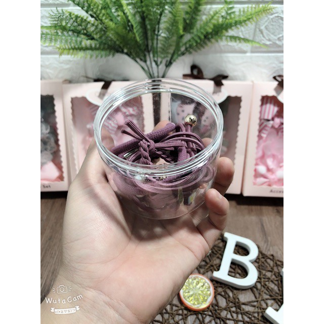 Hộp 12 chun buộc tóc sang trọng