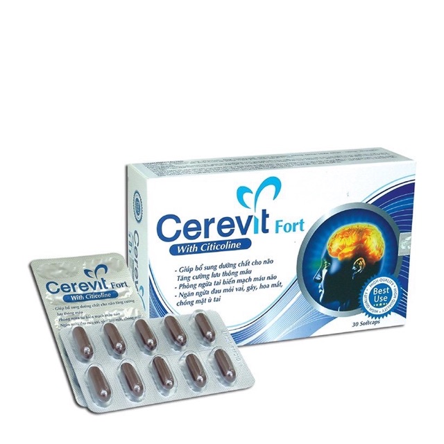 Viên bổ não Cerevit Fote (hộp 30 viên)