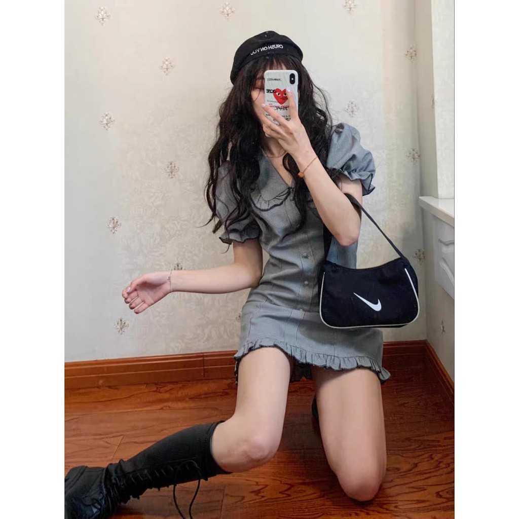 Đầm tiểu thư Jennie CÓ HÌNH THẬT style Hàn Quốc siêu xinh