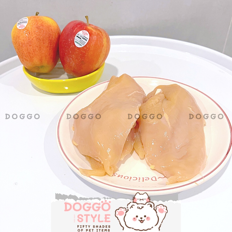 Treat Bánh Thưởng Cho Chó Mèo Phi Lê Gà Cuộn Táo Sấy Khô DOGGOSTYLE Homemade Cung Cấp Protein & Chất Xơ