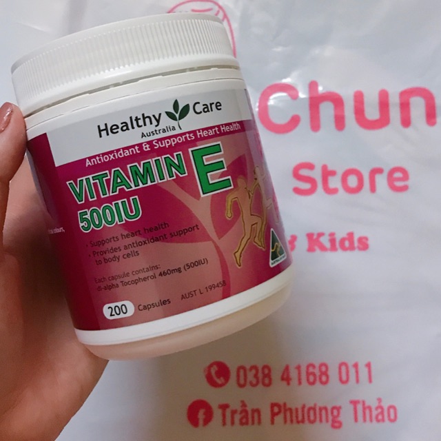 Vitamin E 500iu nội địa Úc