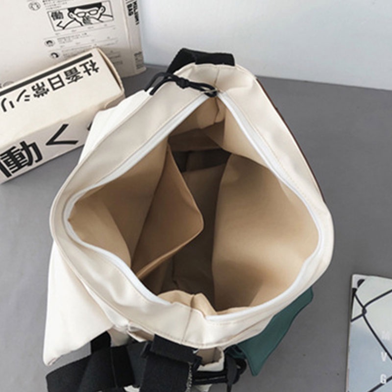 Túi đeo vai YADOU bằng vải canvas thời trang retro Nhật Bản đơn giản