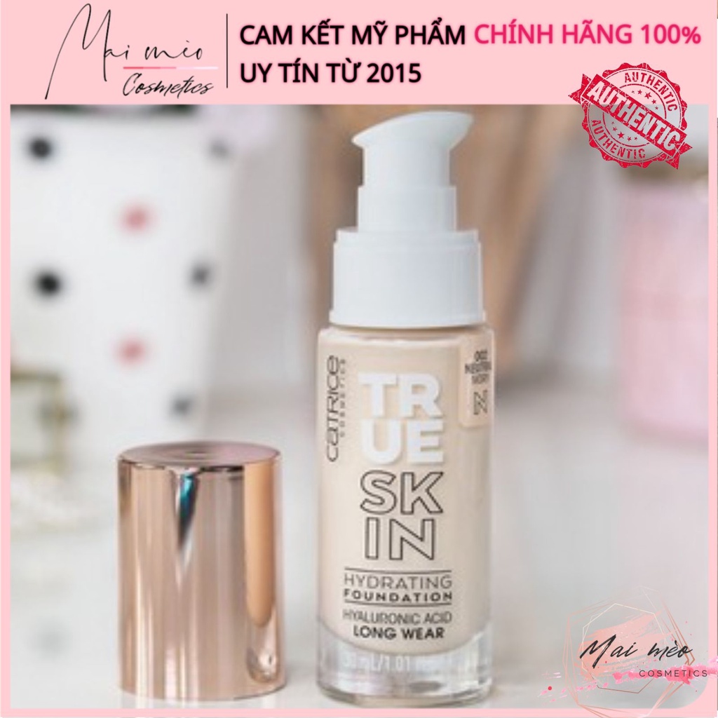 Kem nền Catrice True Skin Hydrating dưỡng ẩm