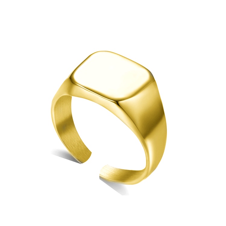 Nhẫn nam nữ tròn Unisex màu bạc Thời trang SAZ chất liệu Titan đẹp đơn giản - Nhẫn Treasure