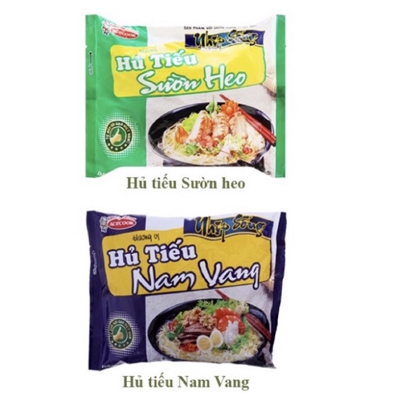 {Xả Kho} Hủ tiếu sườn heo/ nam vang Acecook tinh tuý ngọc trời gói 70g