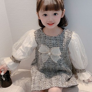 [FREE SHIP] Đầm Xinh Dài Tay Boss Kids Cho Bé Gái Từ 8 Đến 31Kg
