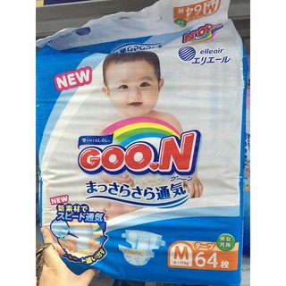 Tã dán/quần GOON Nội Địa Nhật đủ Size NB90, S84, M64, M58, L54, L46, XL40