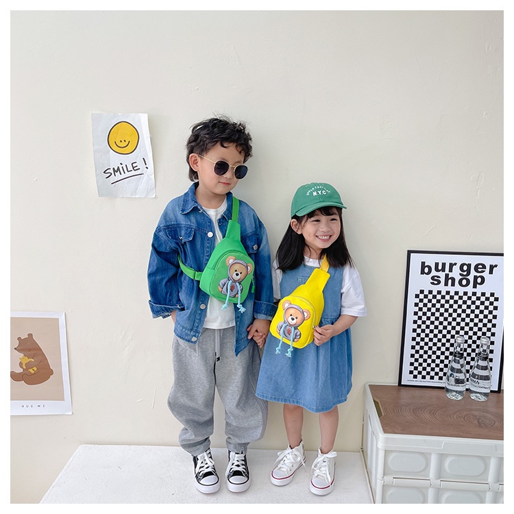 Túi Đeo Vai Họa Tiết Baby Shark Đáng Yêu Đi Chơi Rất Xinh