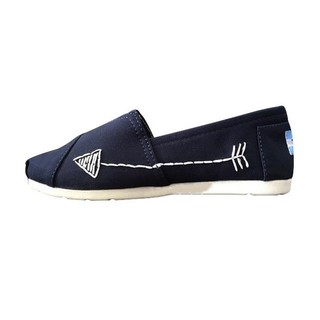 Giày toms Xương Cá Xanh 2020,BLUE (Đế cao su đúc)