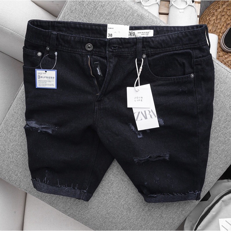 Quần short nam hàng xuất xịn thời trang - Jean co giãn Hải An Jeans