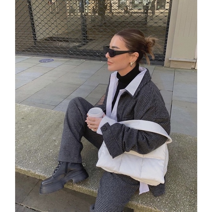 Túi Xách Nữ Trần Phao Kẹp Nách Đeo Chéo Dùng Dùng Được Nhiều Kiểu