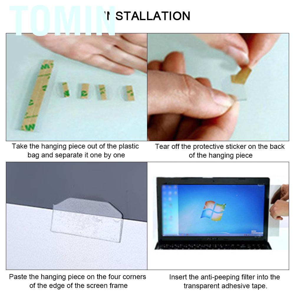 Miếng Dán Màn Hình Chống Nhìn Trộm Laptop 16: 9 19.5 Inch