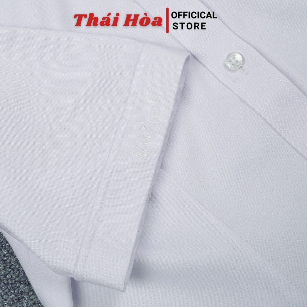 Áo sơ mi nữ công sở ngắn tay sợi tre Thái Hoà các màu ASW0301-R10 | BigBuy360 - bigbuy360.vn