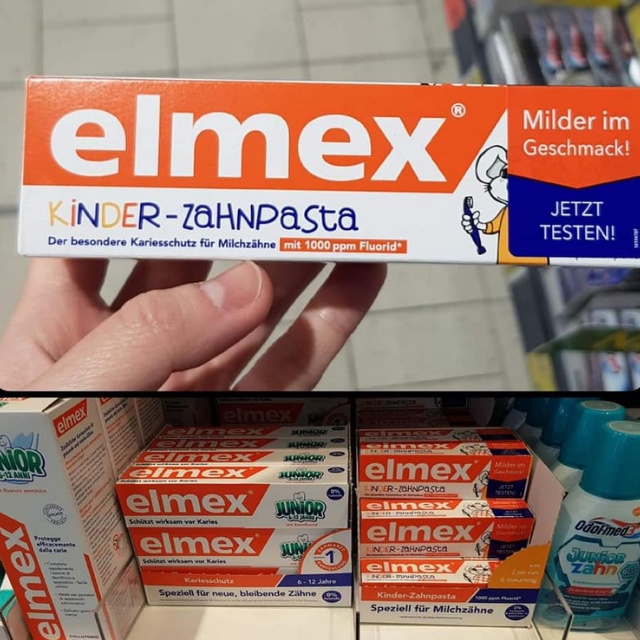 Kem đánh răng Elmex trẻ em 75ml Đức