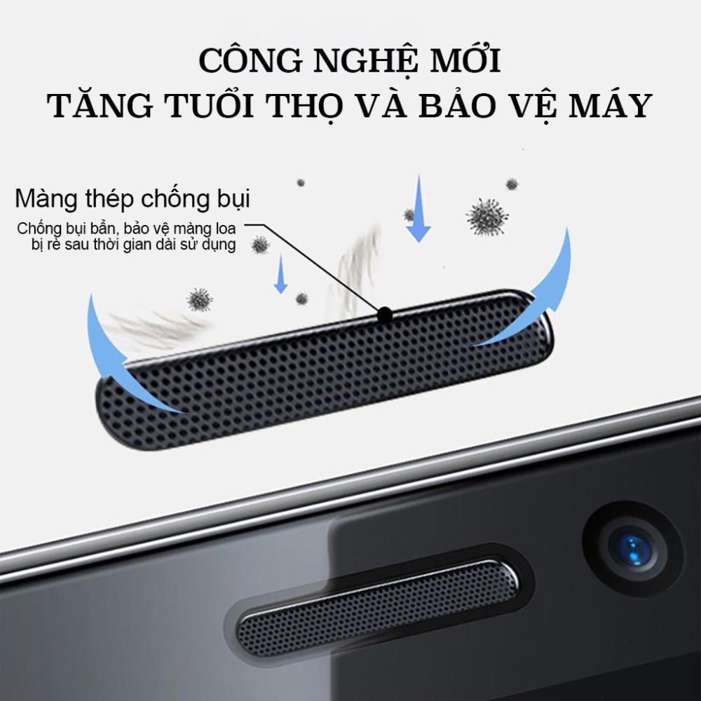 Cường Lực Full Màn Chống Bụi Màn Loa - BAIKO KINGKONG từ IPHONE 6 đến 13 pro max