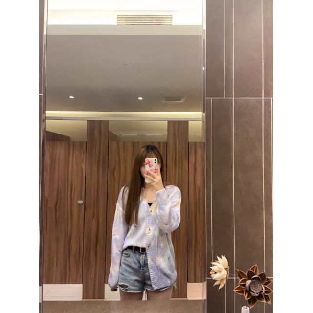 Áo khoác len cardigan màu loang Jennie xuân thu | BigBuy360 - bigbuy360.vn