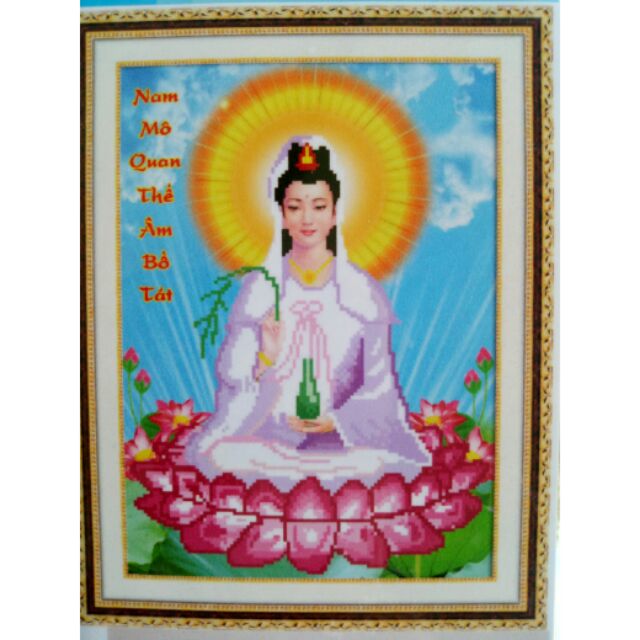 Tranh đá quan âm yn2057