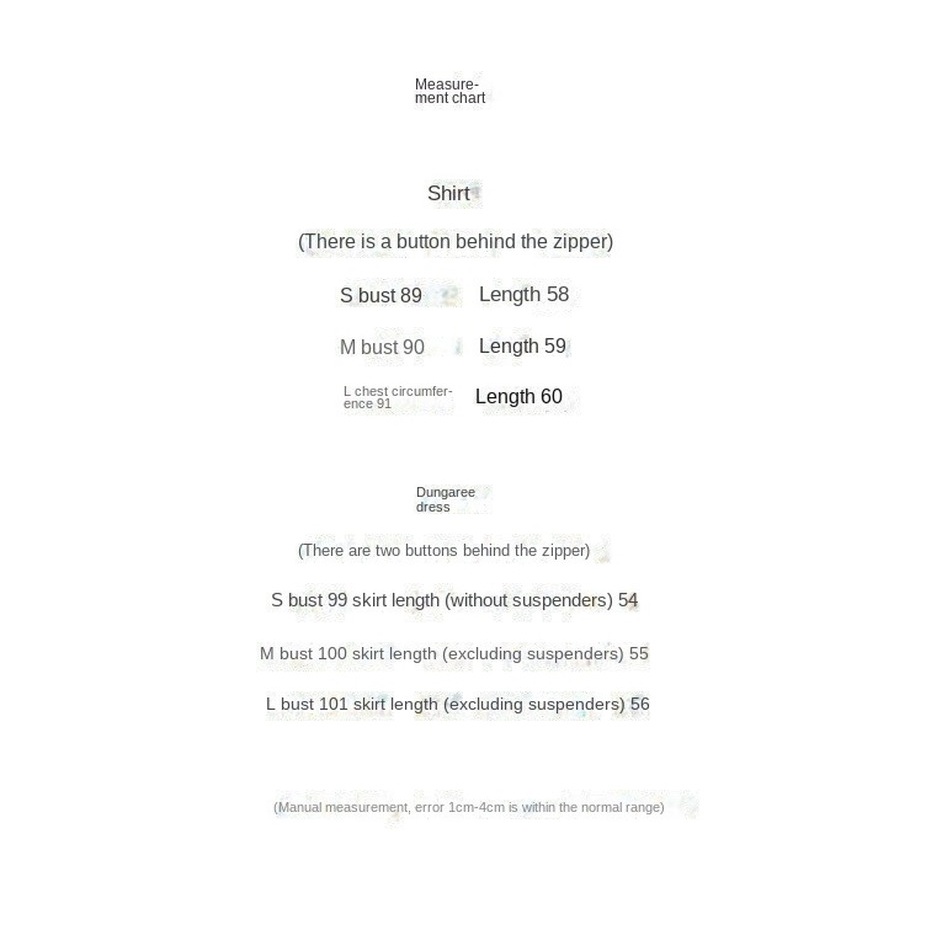 Set Áo Sơ Mi Tay Phồng + Váy Yếm Phong Cách Hàn Quốc Thời Trang Cho Nữ