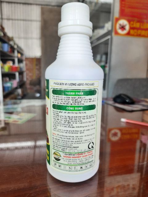 PHÂN BÓN Canxi-Bo-MgO-Zn 500ml sự kết hợp hoàn hảo của 4 yếu tố dinh dưỡng quan trọng cho cây trồng.