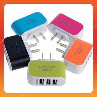 Cốc Sạc ,Củ Sạc 3 Cổng USB 3.1A