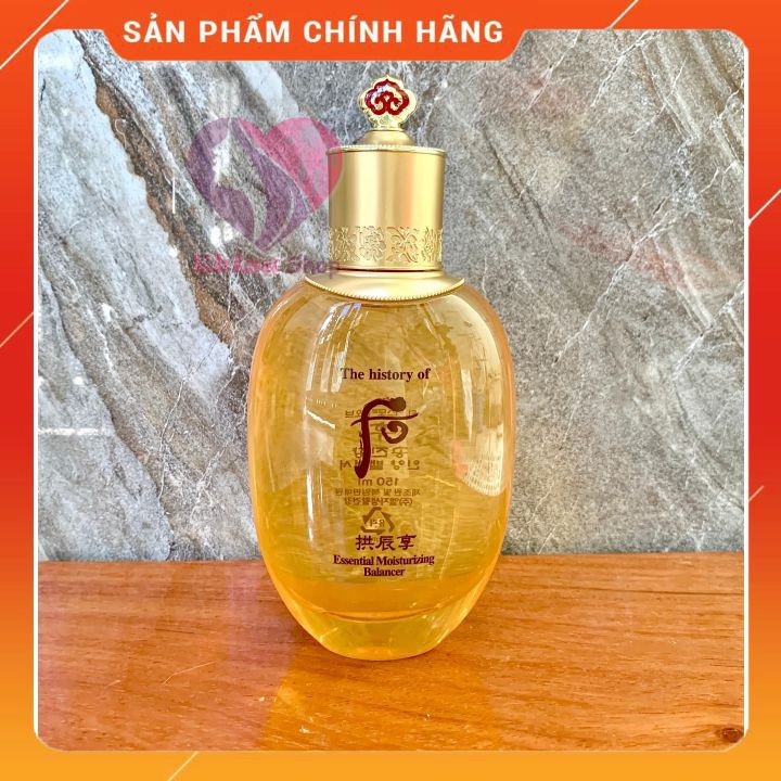 CHAI NƯỚC HOA HỒNG WHOO VÀNG 150ML (Tách sét ko hộp)