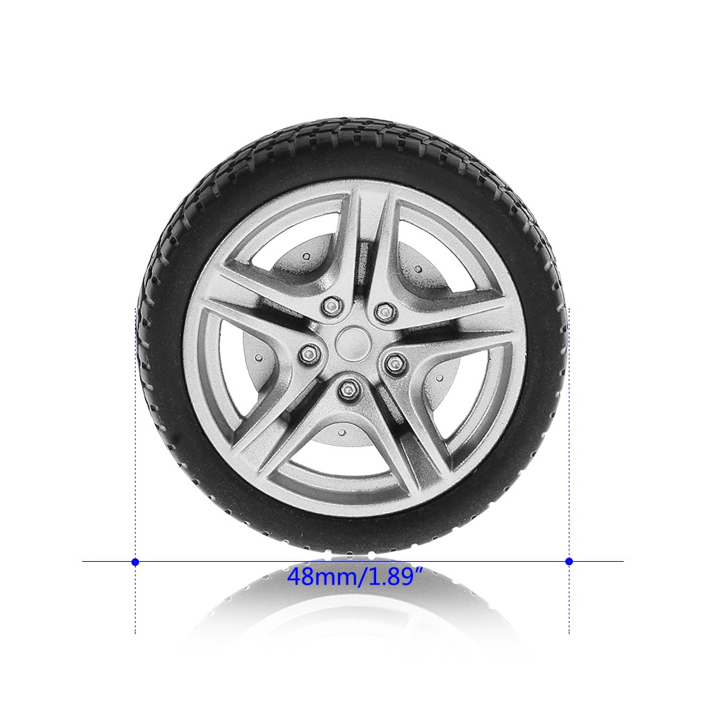 Bộ 4 bánh xe đồ chơi 48mm