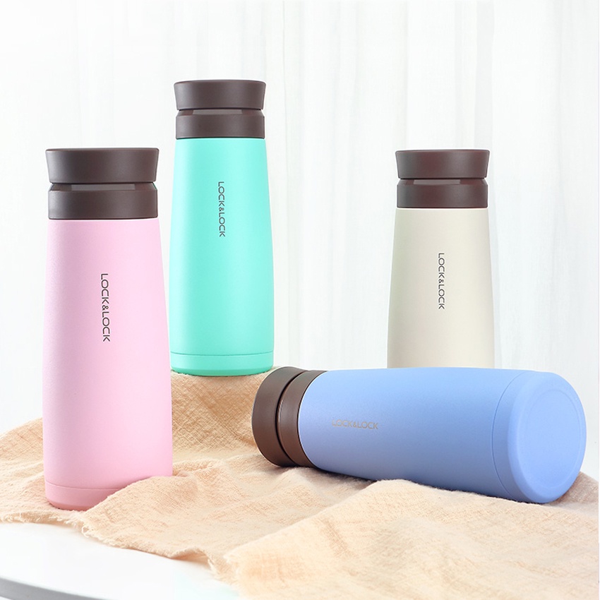 Bình Giữ Nhiệt I.D Tumbler Bằng Thép Không Gỉ Lock&amp;Lock LHC4230 450ml Hồng