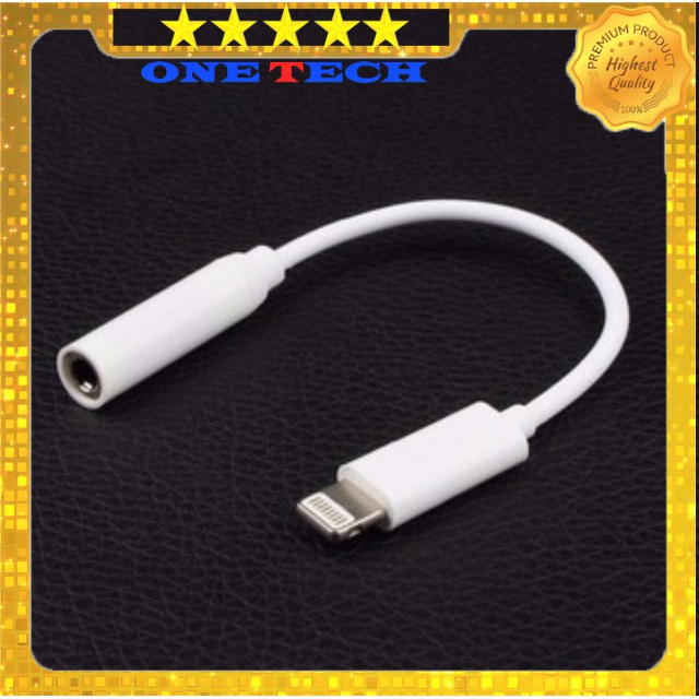 Jack Chuyển Đổi tai nghe IP,Cổng Chuyển Đổi Chân Sạc Thành Chân Tai Nghe 3.5mm Cho IP